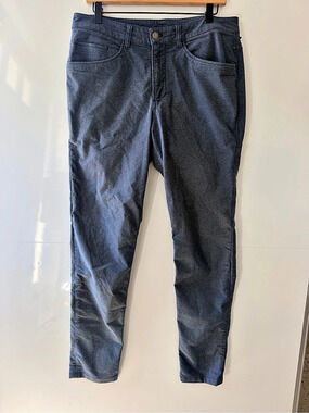 lululemon ABC Pant Slim 5-Pocket Tapered Pants Gray Waist 32x32